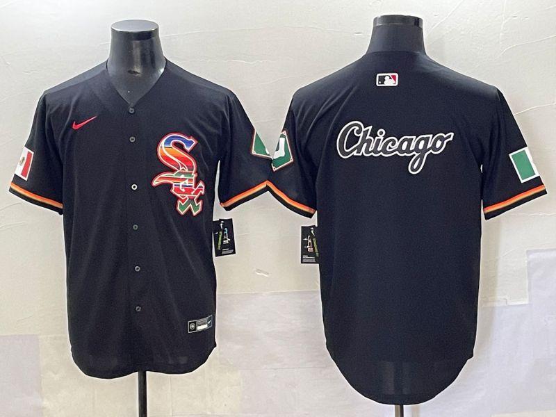 Men 2025 Chicago White Sox Blank Black Game Nike MLB Jersey style 40->chicago white sox->MLB Jersey